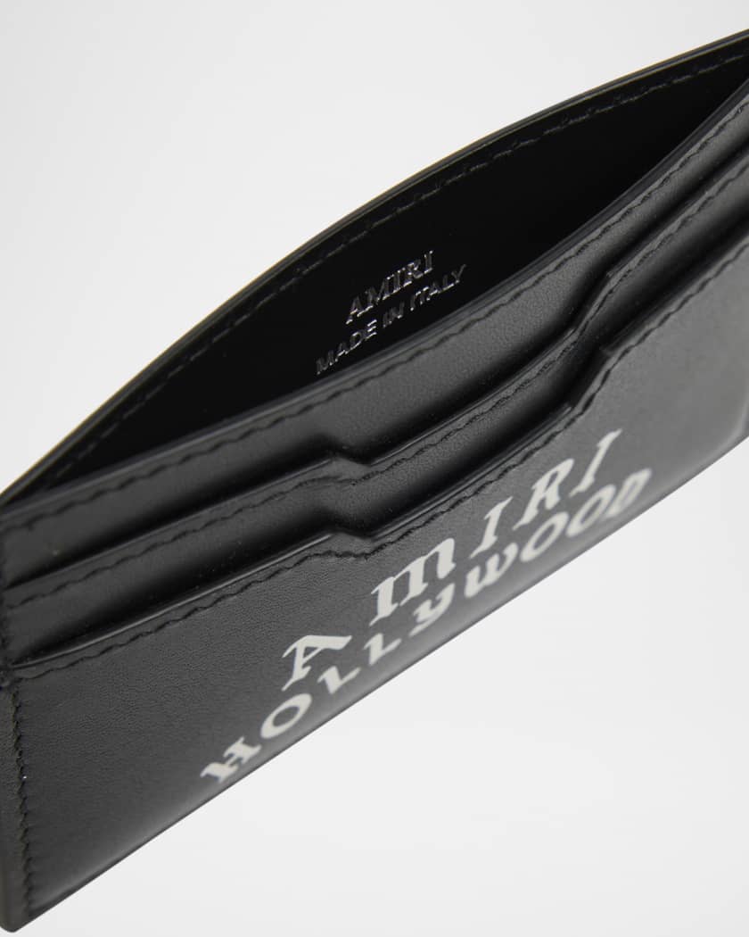 Men's Amiri Hollywood Leather Card Holder