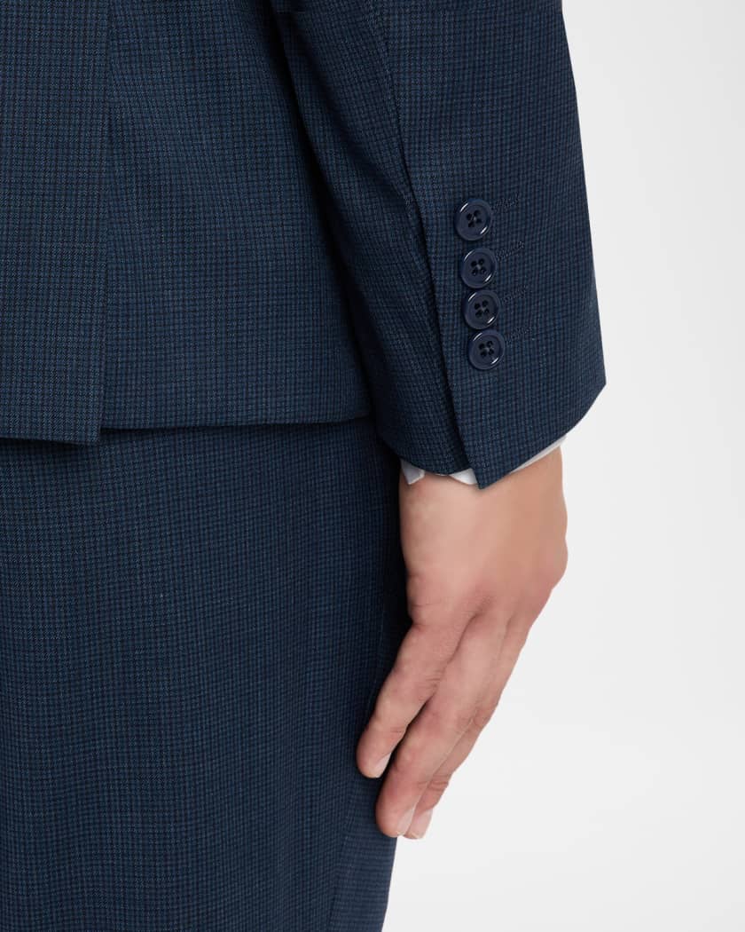 Men's Wool Micro-Houndstooth G Line Suit