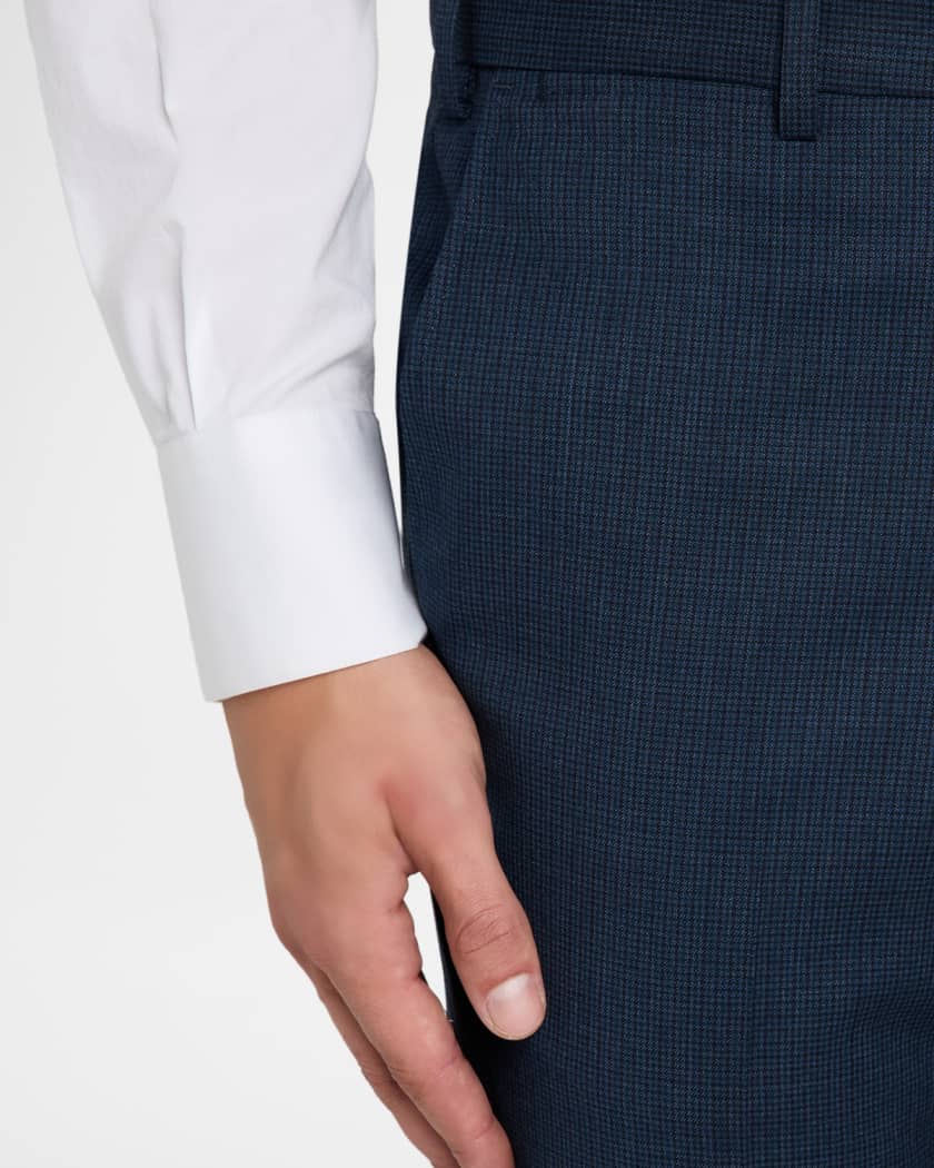 Men's Wool Micro-Houndstooth G Line Suit