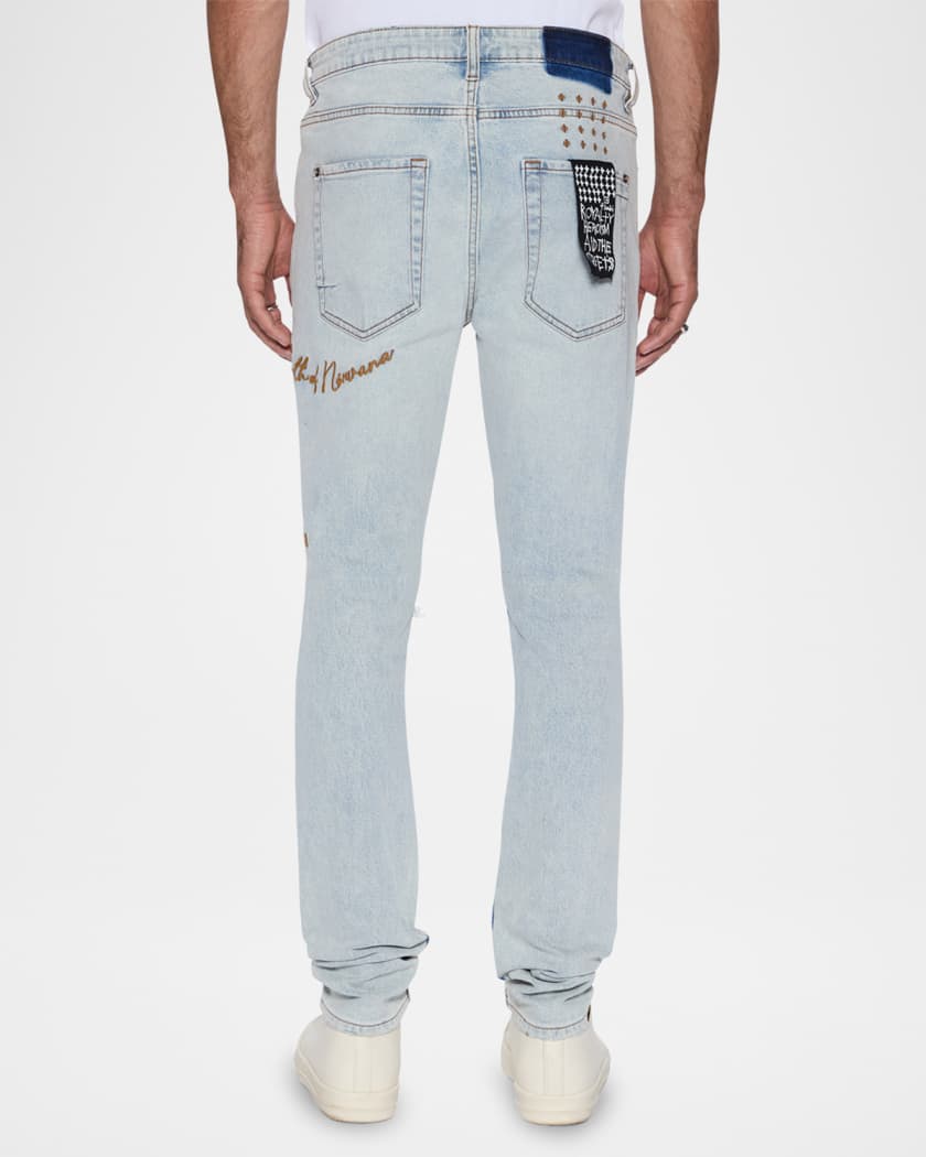 Men's Van Winkle Frost Blue Arch Skinny Jeans