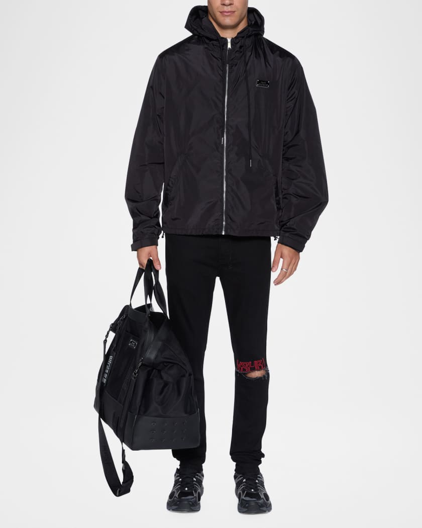 Men's Van Winkle Laid Black Sting Skinny Jeans