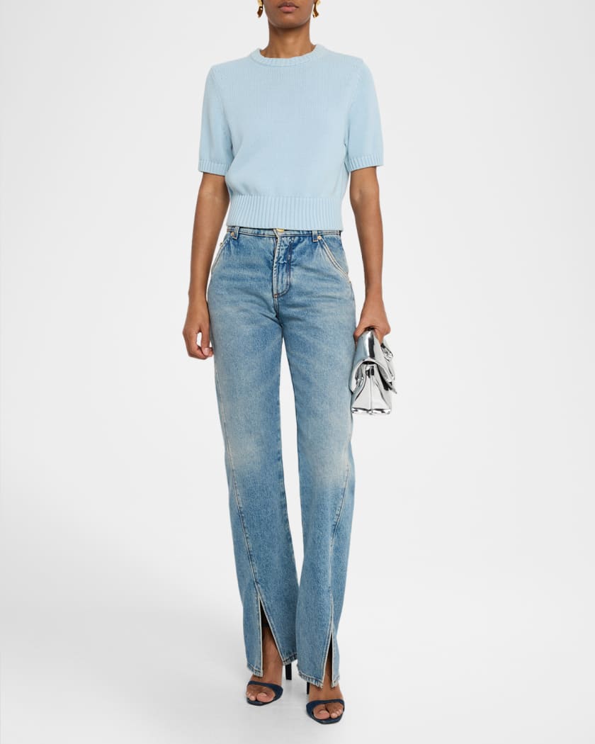 Elsie Short-Sleeve Sweater
