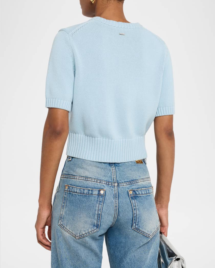 Elsie Short-Sleeve Sweater