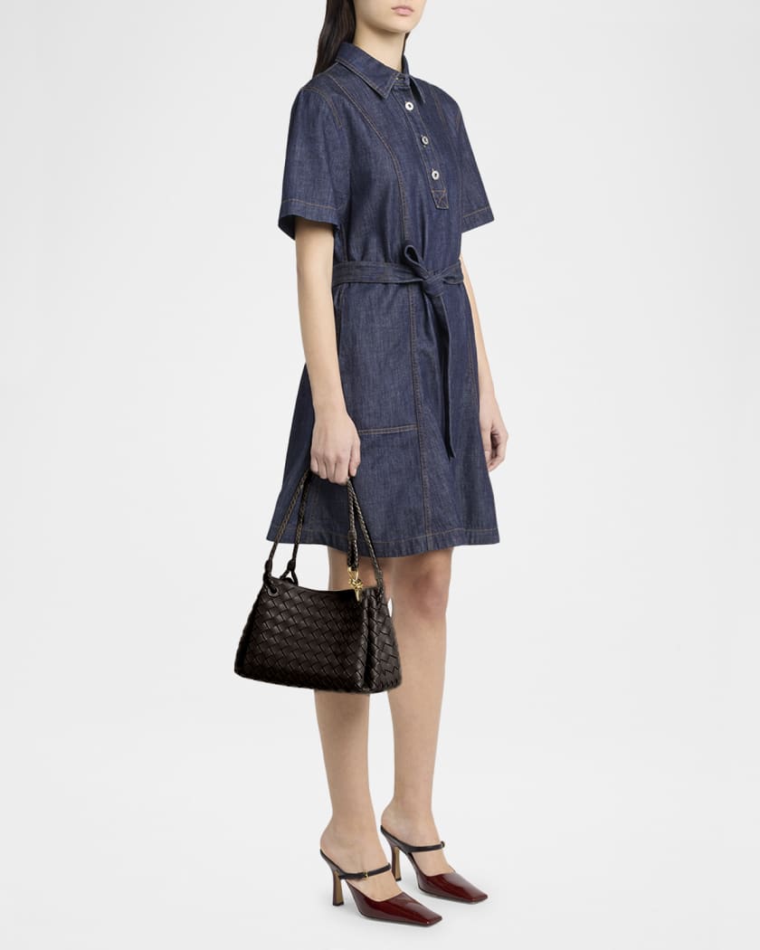 Parachute Medium Nappa Leather Shoulder Bag