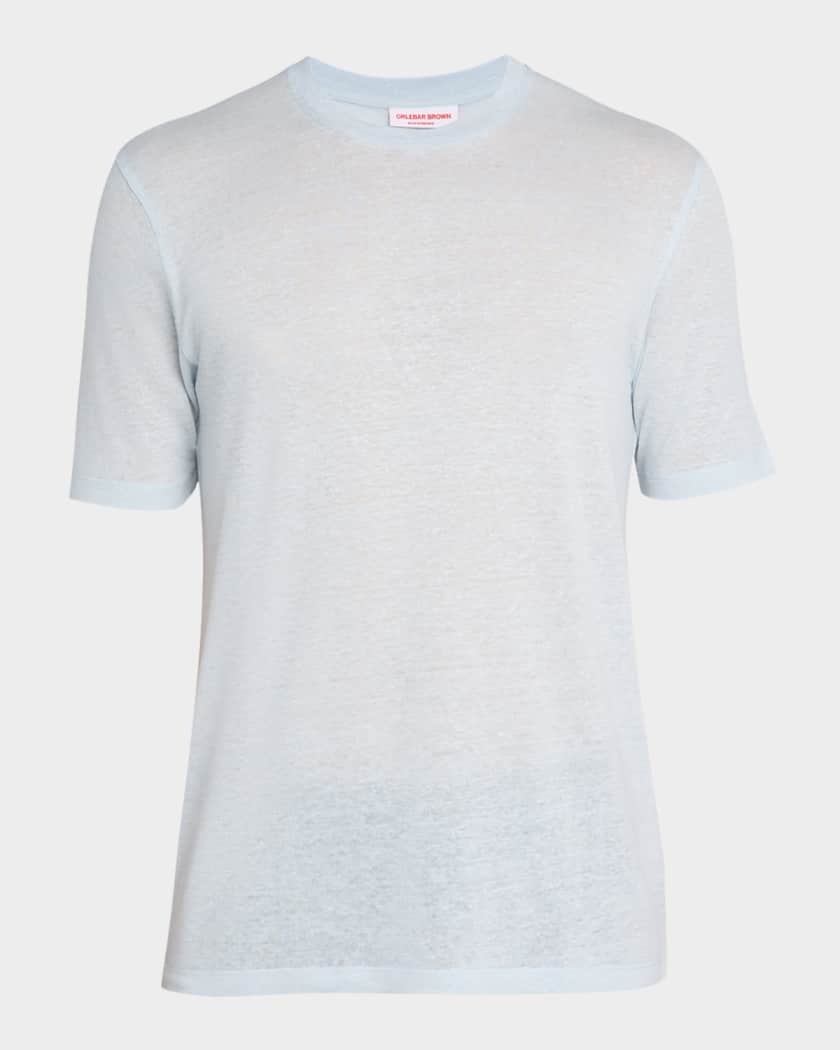 Tシャツ・カットソー Orlebar Brown Orlebar Brown OB Standard T-shirt OB-T - Black Tailored Fit Crew Neck T-Shirt | Orlebar Brown