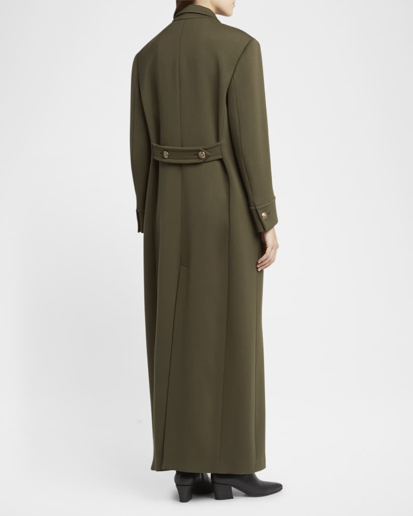 再入荷商品 Double-Breasted Military Armani Giorgio Maxi Neiman | Coat ミリタリージャケット
