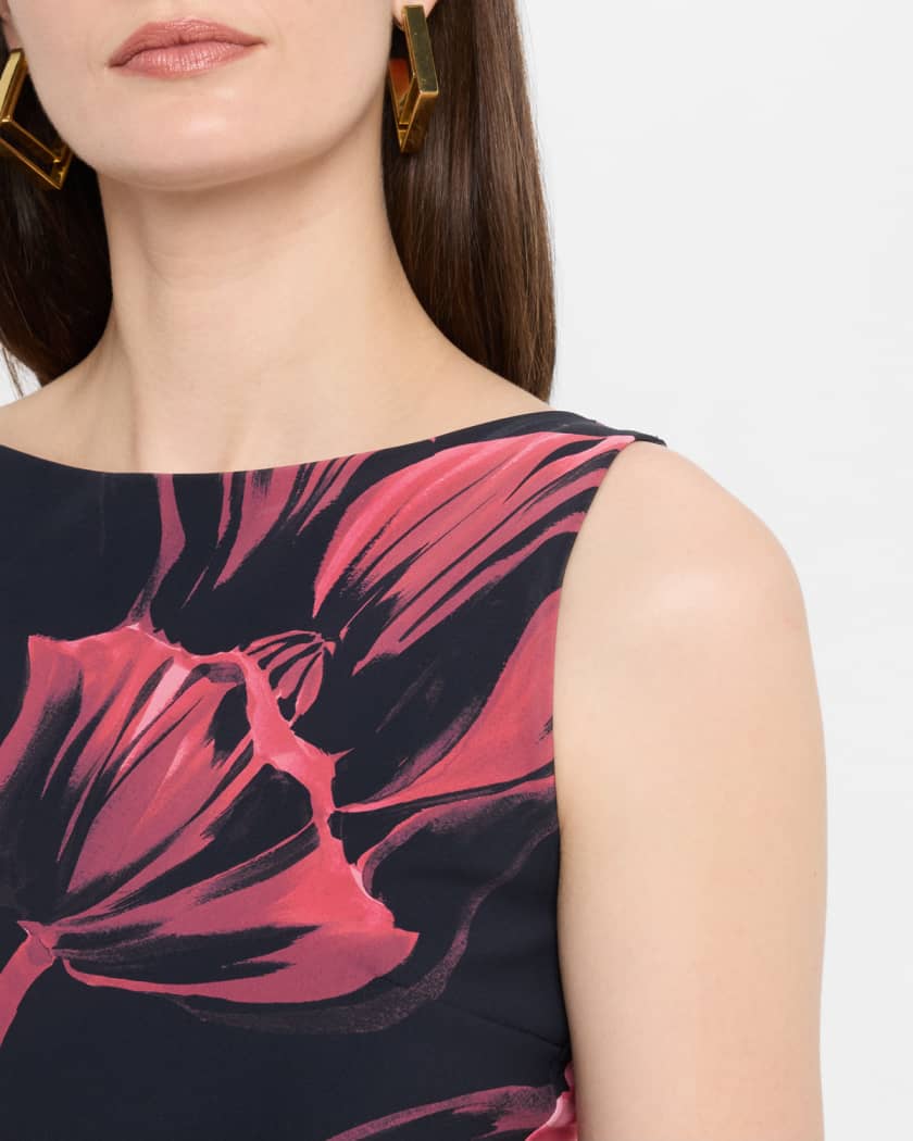 Floral-Print Bodycon Dress
