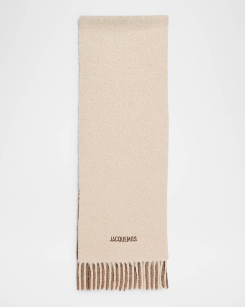 JACQUEMUS アルパカ　スカーフ　マフラー Jacquemus Gradient Alpaca Wool Scarf | Neiman Marcus