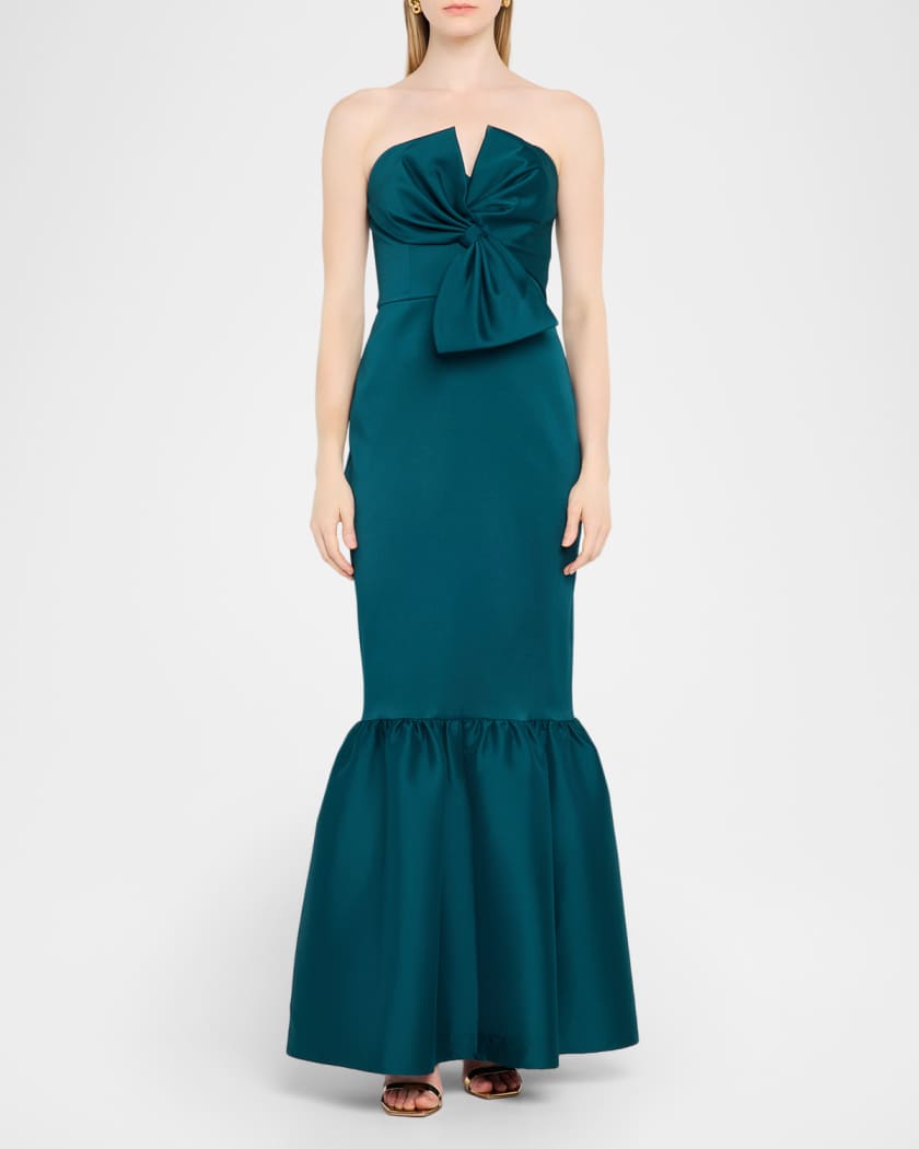 Strapless Stretch Mikado Mermaid Gown