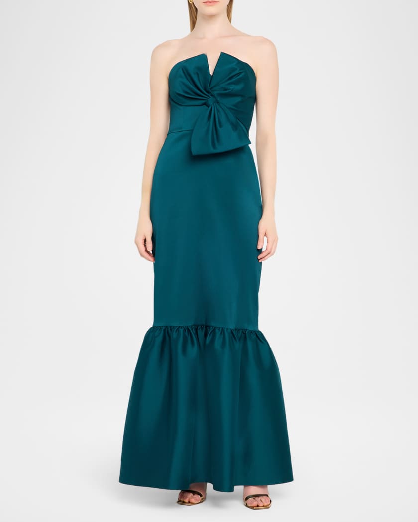 Strapless Stretch Mikado Mermaid Gown