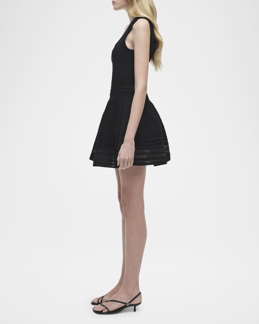 Lottie Stripe Illusion Mini Dress