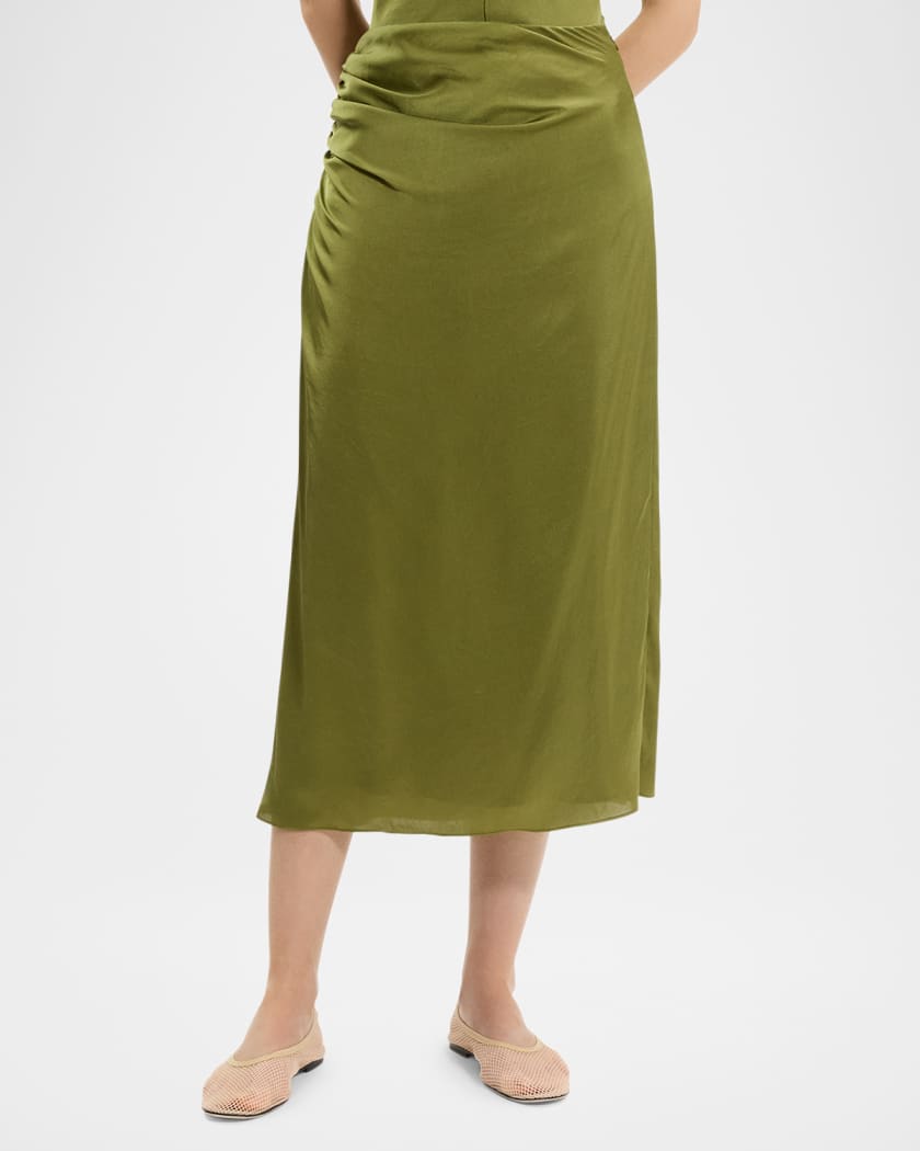 Side Ruched Skirt