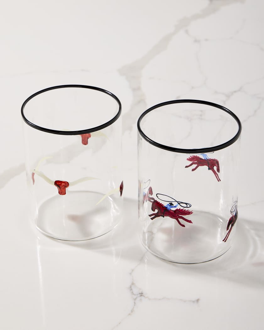 Western 18 oz. Tumblers, Set of 4