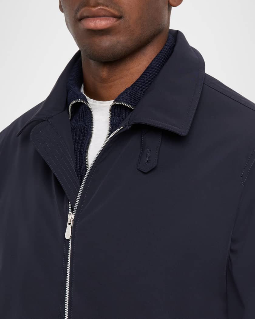 Brunello Cucinelli Men's Nylon Full-Zip Blouson Jacket