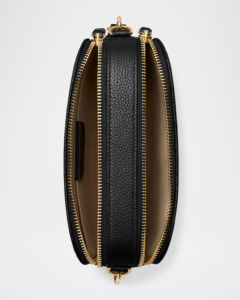 Miller Mini Zip Leather Crossbody Bag