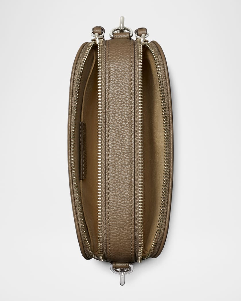 Miller Mini Zip Leather Crossbody Bag 