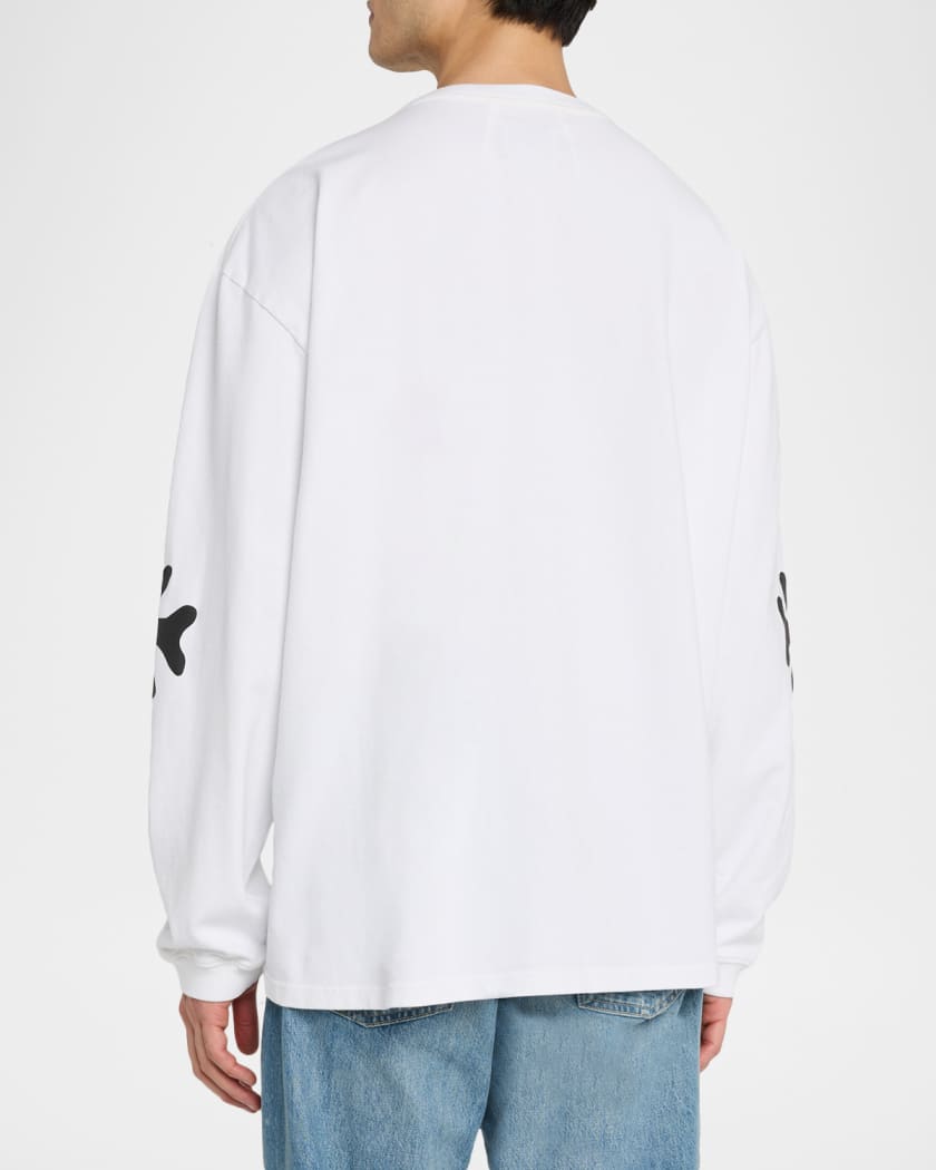 Men's Deix Shield Oversized Long-Sleeve T-Shirt