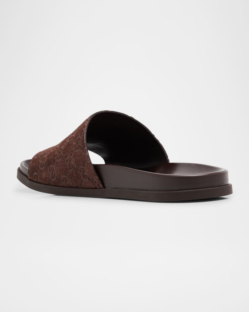 Men's Rhein GG Suede Side Sandals