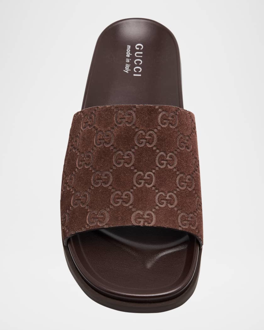 Men's Rhein GG Suede Side Sandals