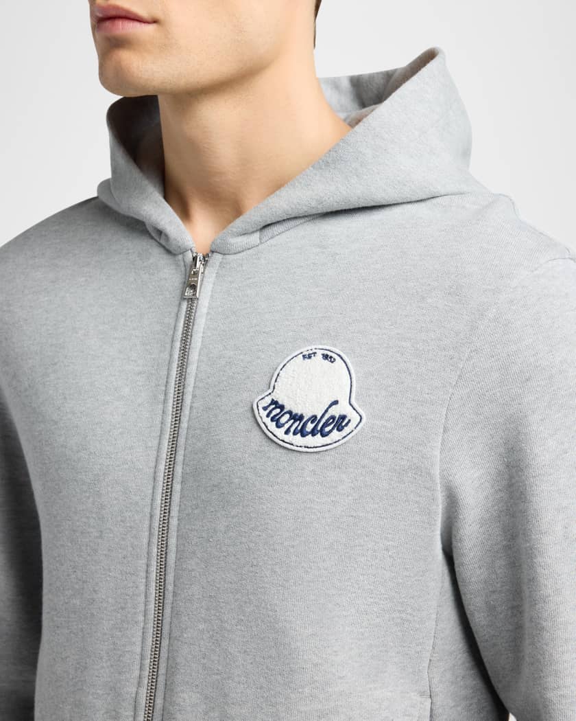 2025年秋冬新作 Moncler Men's Marcus Neiman | Hoodie Full-Zip Chenille-Logo トップス