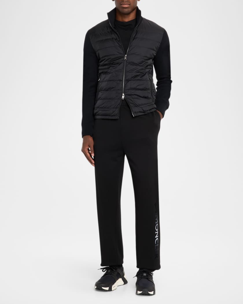 Men's Archivio Basic Puffer Wool Sleeve Cardigan