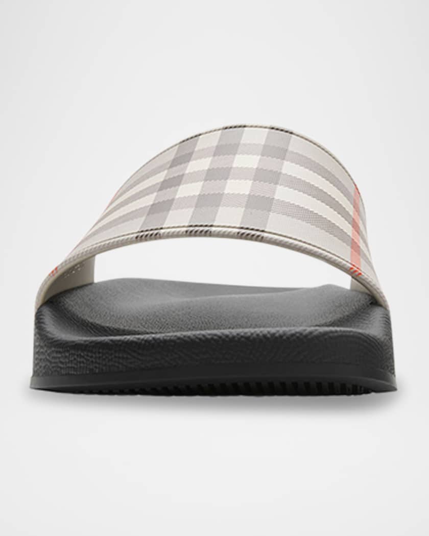 Furley Vintage Check Slide Sandals