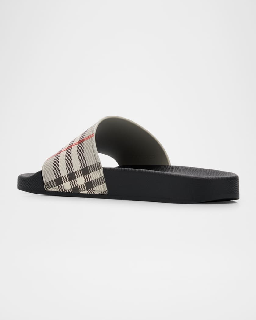 Furley Vintage Check Slide Sandals