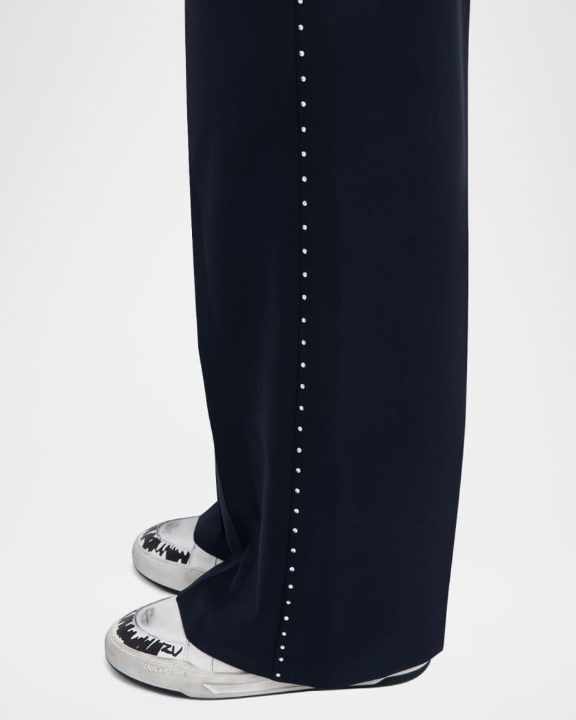 パンツ ZADIG&VOLTAIRE PANOL TAILLEUR PANTS Zadig & Voltaire Panol Tailored Strass Trousers | Neiman Marcus