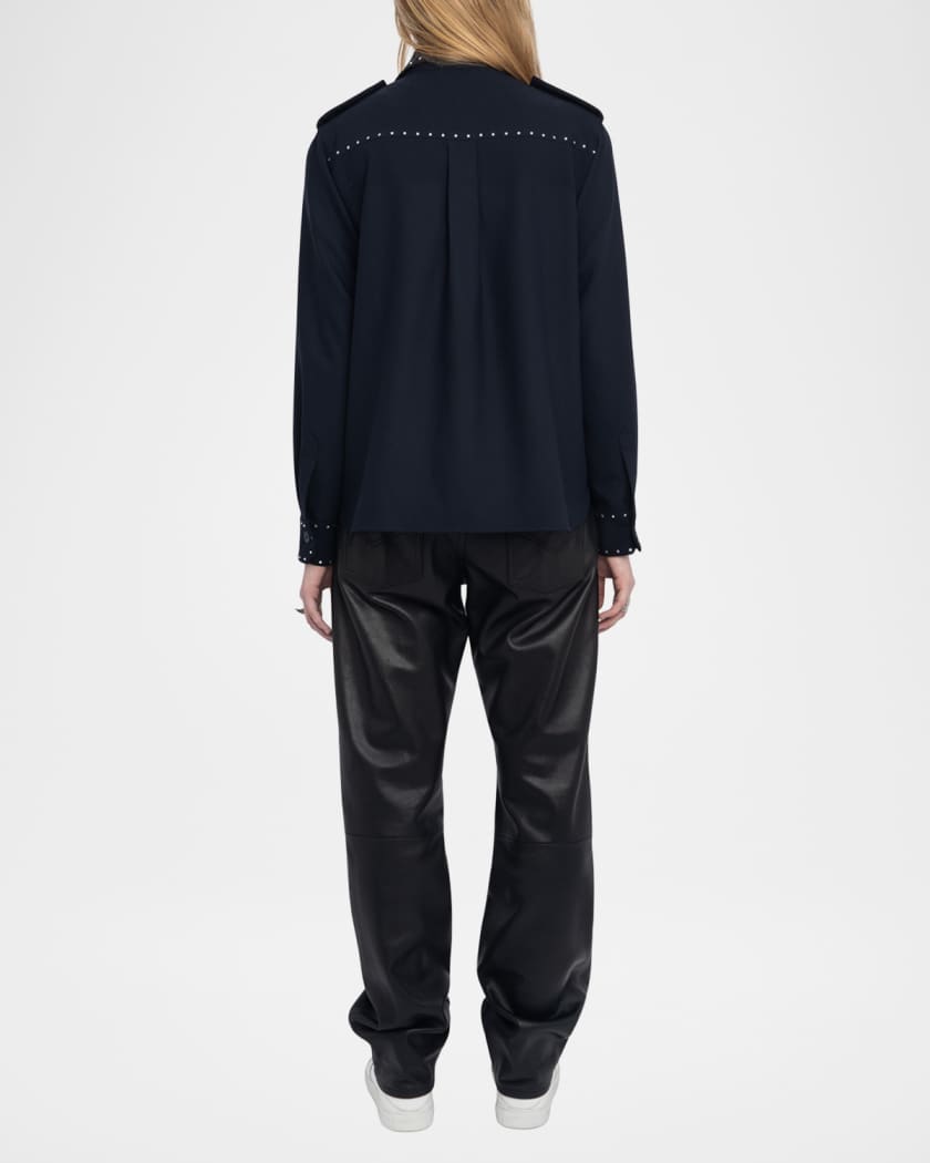 Taskam Tailored Strass Overshirt 