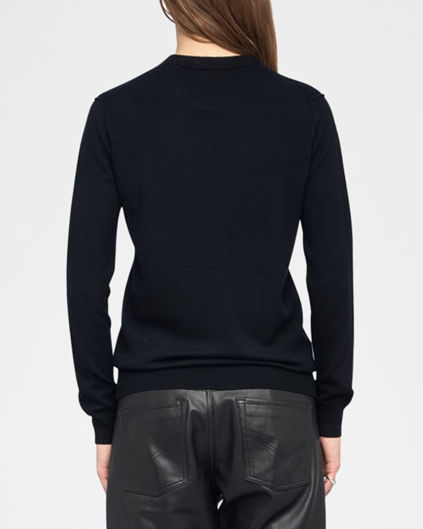 Kendy Heart Embroidered Sweater