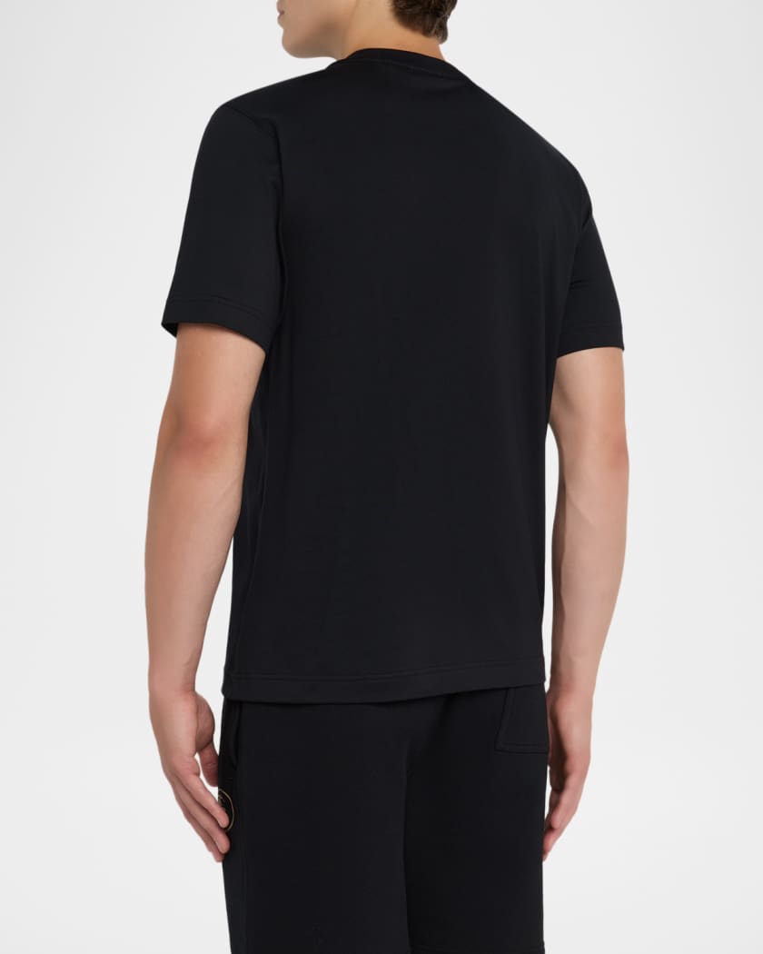 Men's Cotton Knight Stamp Graphic T-Shirt