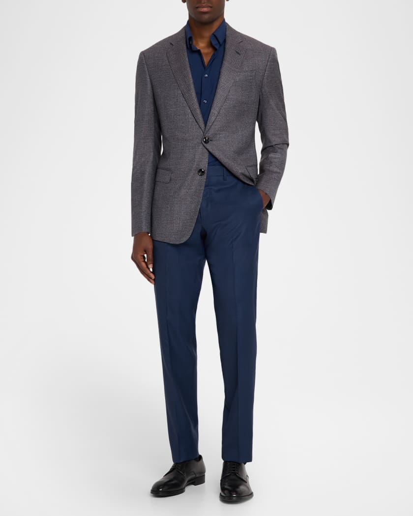 Giorgio Armani Men's Check-Textured G Line Sport Coat