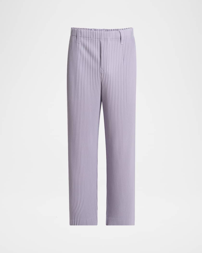 最新デザインの Issey Plisse Homme Miyake Straight-Leg Pleats Tailored Men's ジャケット・アウター