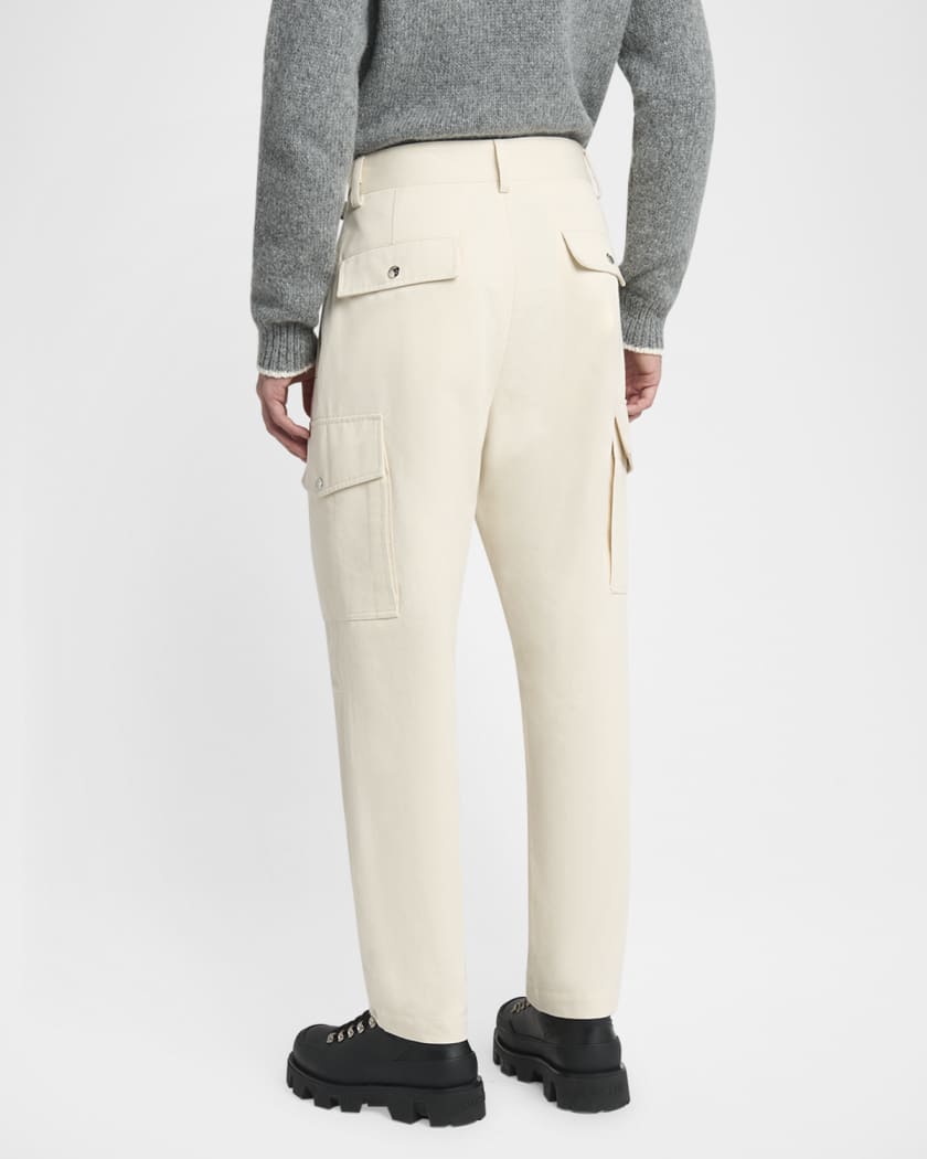 Moncler Men's Pleated Cargo Trousers | Neiman Marcus