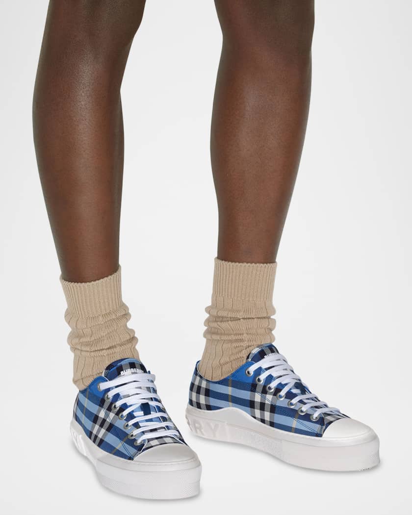 Men's Jack Check Low-Top Sneakers
