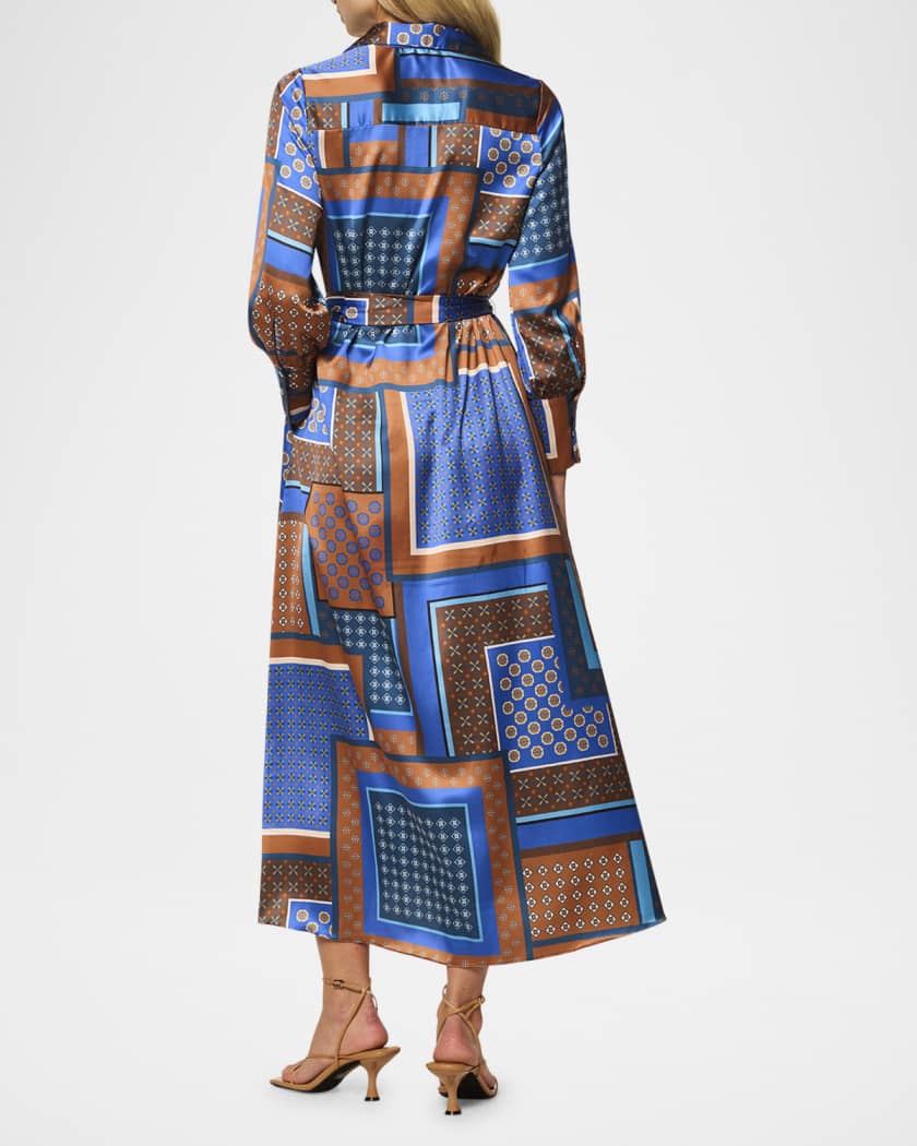 Tile Patchwork Herminia Shirtdress