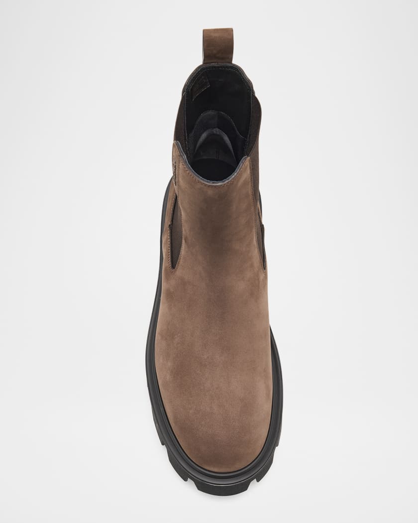 Men's Peak City Nubuck Lug-Sole Chelsea Boots