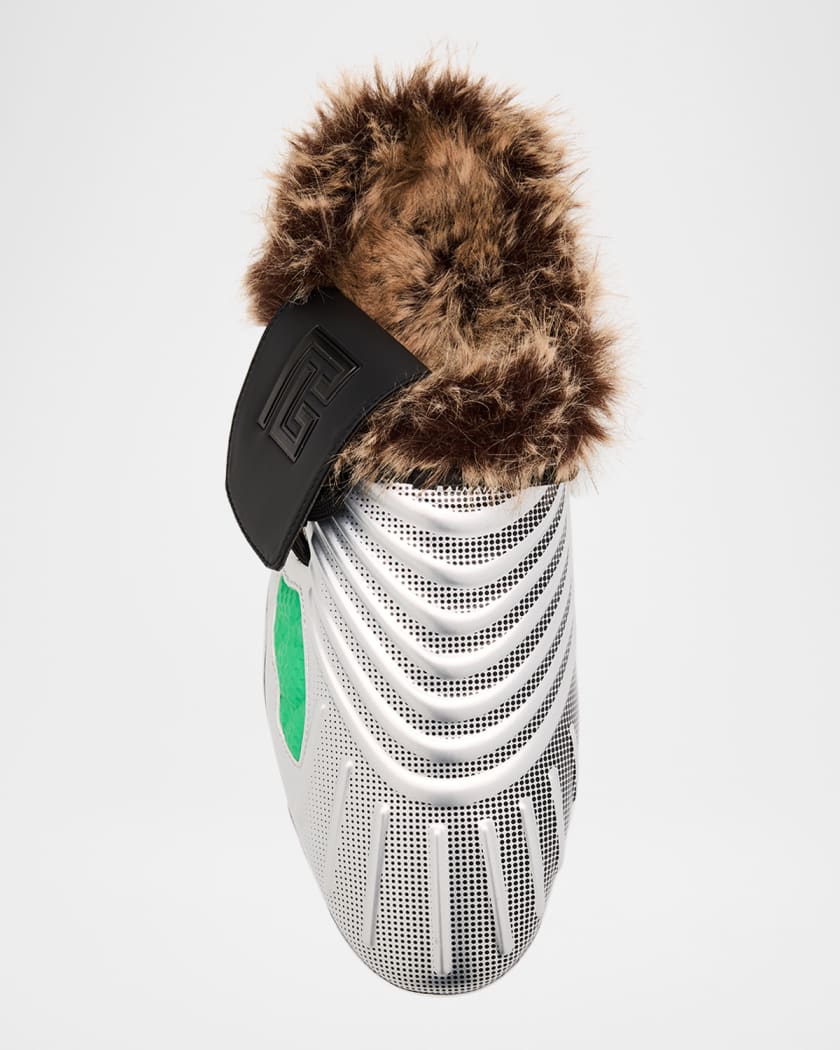 Men's Half Time Faux Fur-Lined Mules