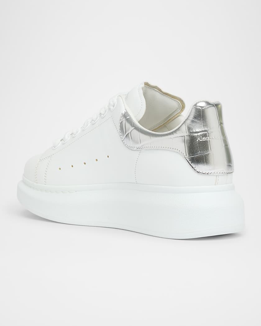 Oversized Metallic-Embossed Sneaker