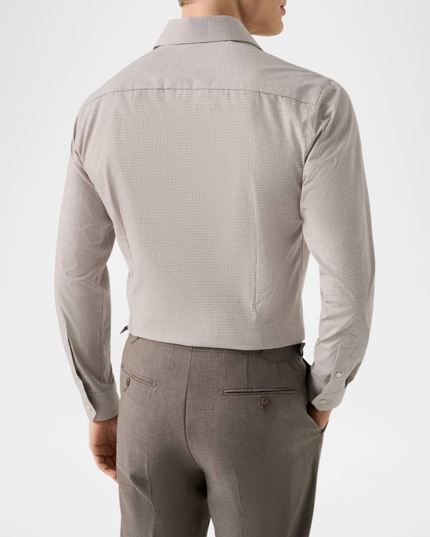 how to make a dress fit tighter Solid Ivory Slim Fit Men's Shirt L / Ivory