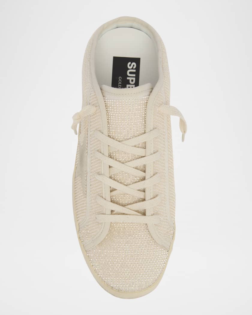 Super Star Sabot Beaded Suede Slide Sneakers 