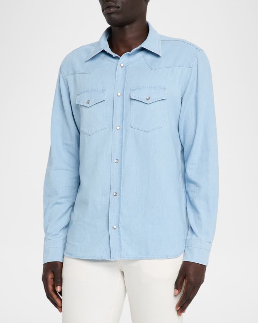 【関税込み】tom ford Button-down shirt TOM FORD Men's Slim Fit Oxford Dress Shirt | Neiman Marcus