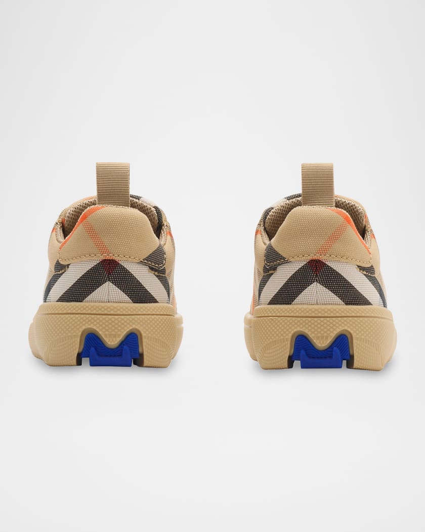Kid's Cambridge Check Cotton Sneakers, Baby/Toddler