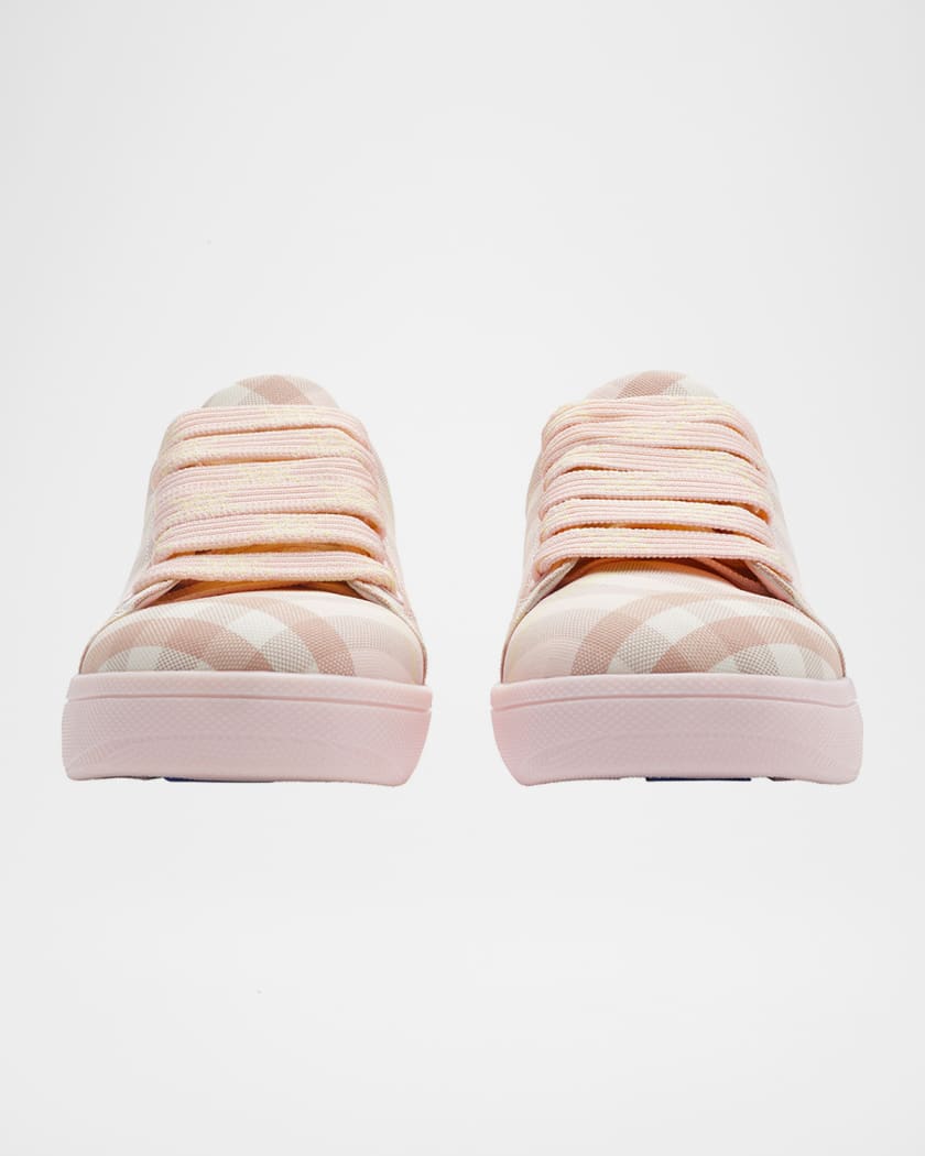Girl's Cambridge Check Sneakers, Toddlers/Kids