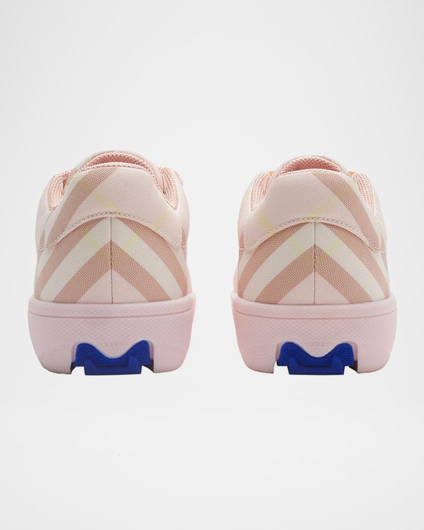 Girl's Cambridge Check Sneakers, Toddlers/Kids
