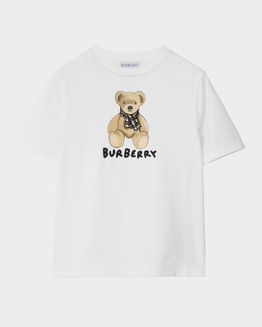 Burberry Boy's Cedar Thomas Bear Graphic-Print T-Shirt, Size