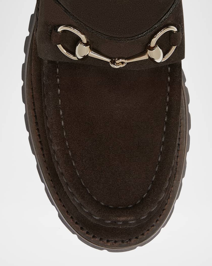 Sylke Suede Horsebit Booties