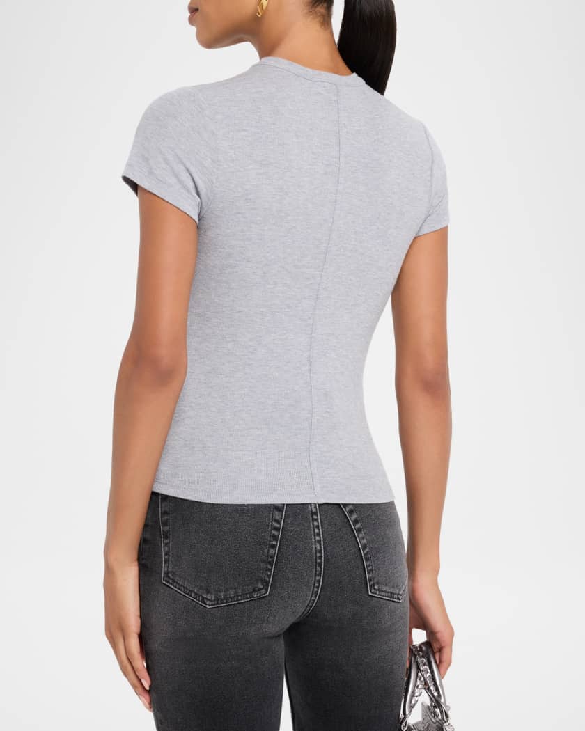 FRAME The Rib Baby Tee | Neiman Marcus