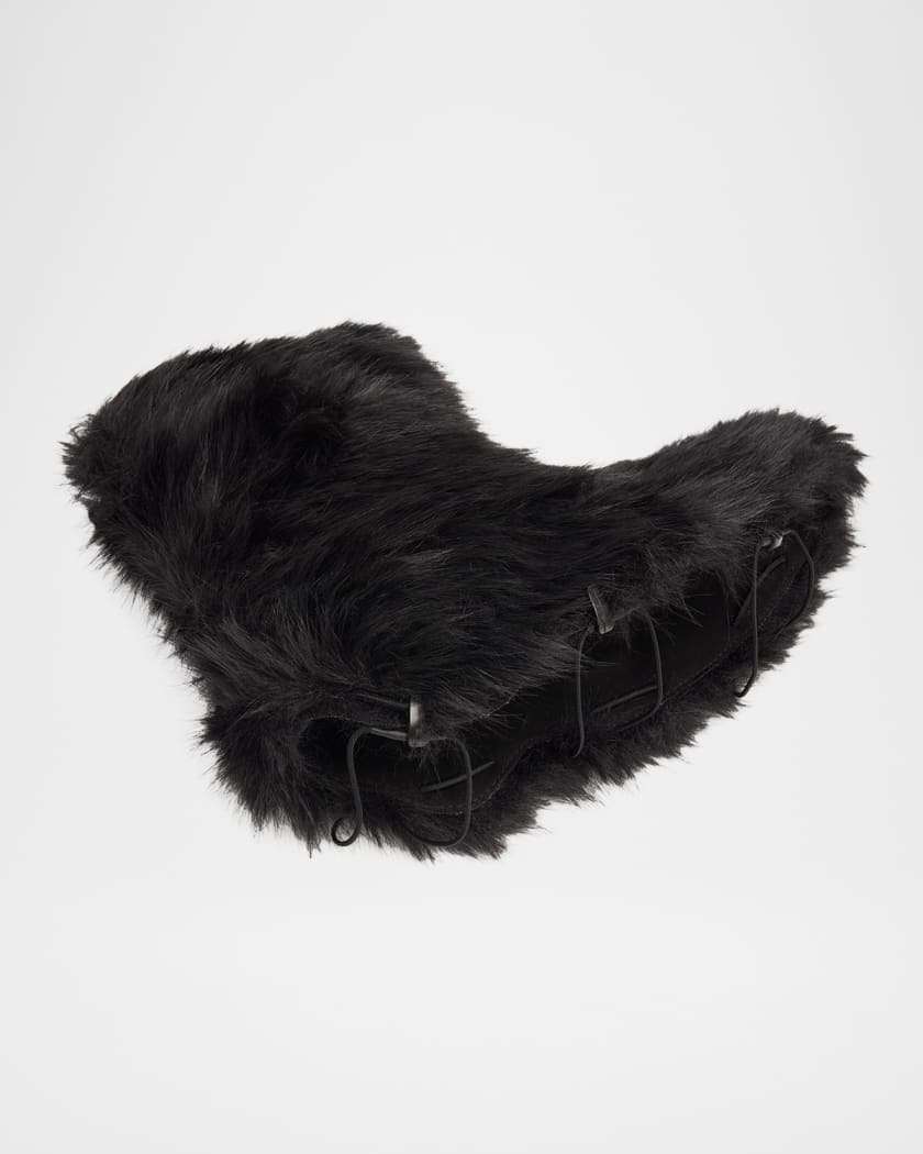 Moncler Men's Gaiter Trailgrip Faur Fur Ankle Boots | Neiman Marcus