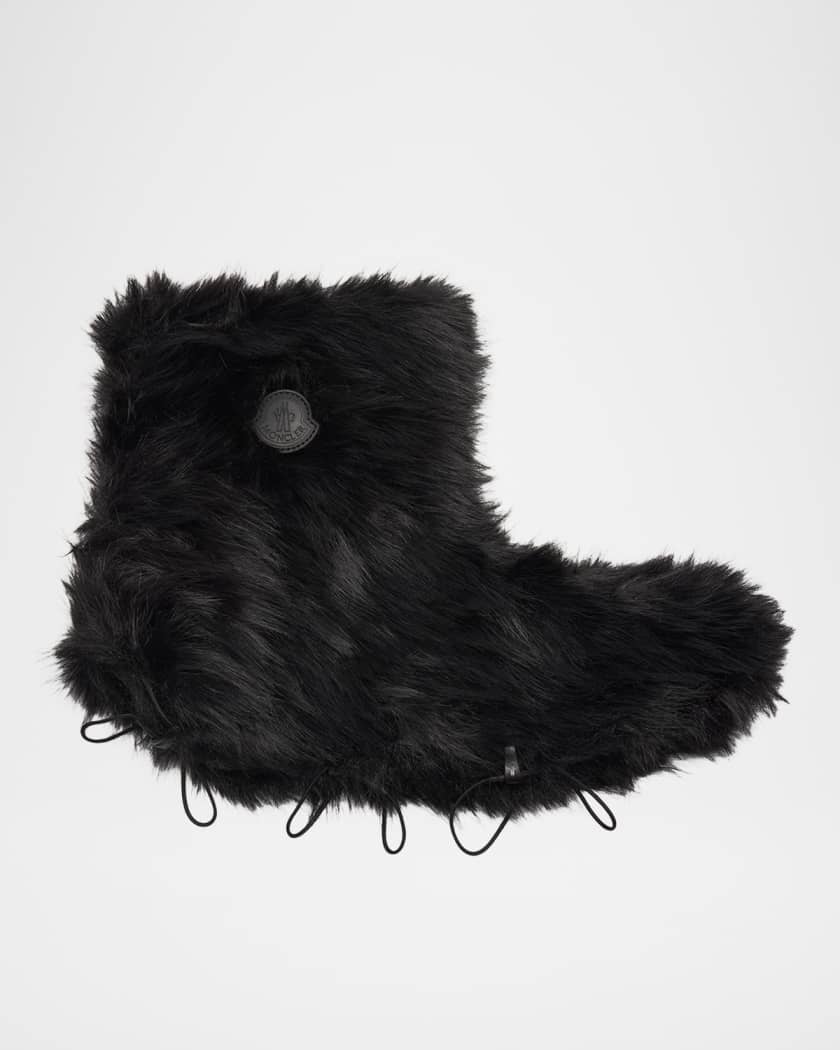 Moncler Men's Gaiter Trailgrip Faur Fur Ankle Boots | Neiman Marcus